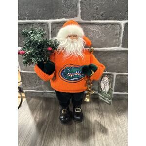 Santa's Workshop Handcrafted Collectibles,15" Santa w Florida Gators Cute